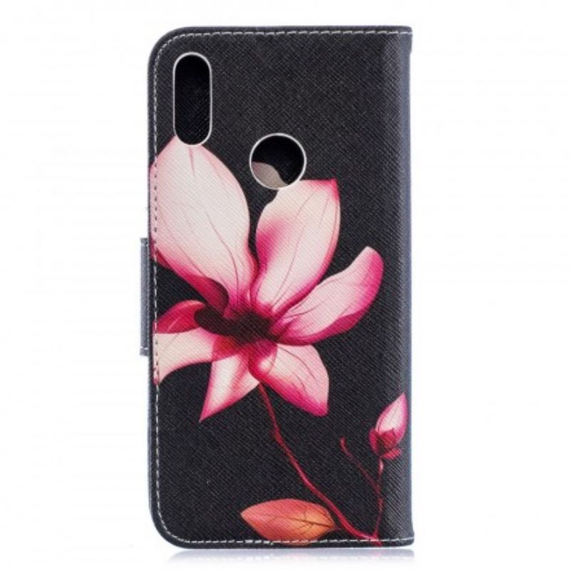 Flip Cover Huawei Y6 2019 / Honor 8A Pink Blomst