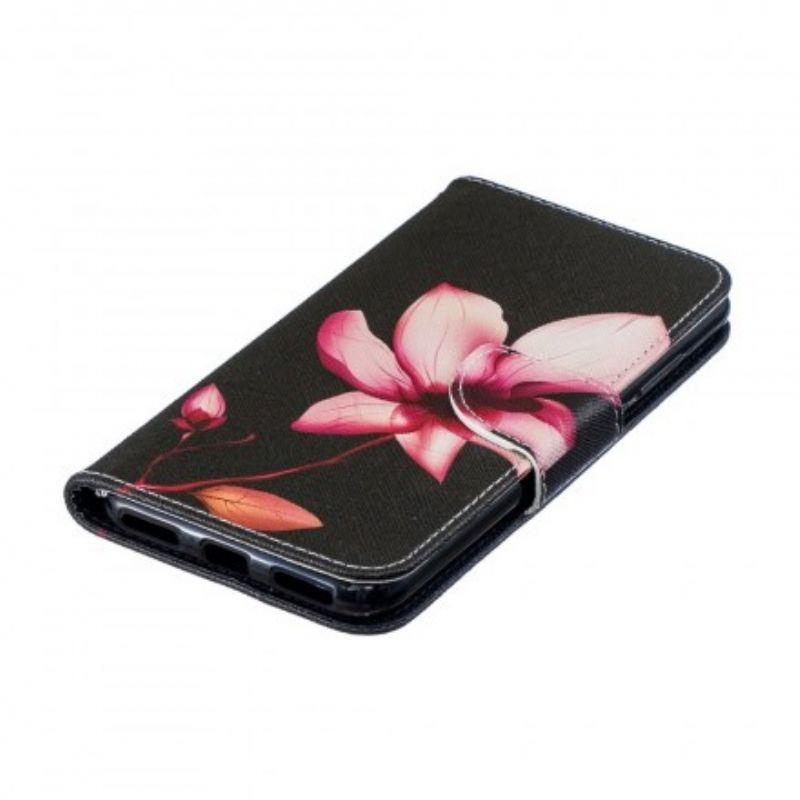 Flip Cover Huawei Y6 2019 / Honor 8A Pink Blomst