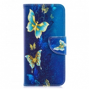 Flip Cover Huawei Y6 2019 / Honor 8A Sommerfugle I Natten