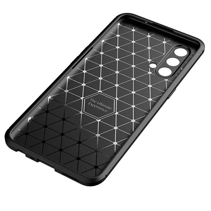 Cover OnePlus Nord CE 5G Fleksibel Kulfibertekstur