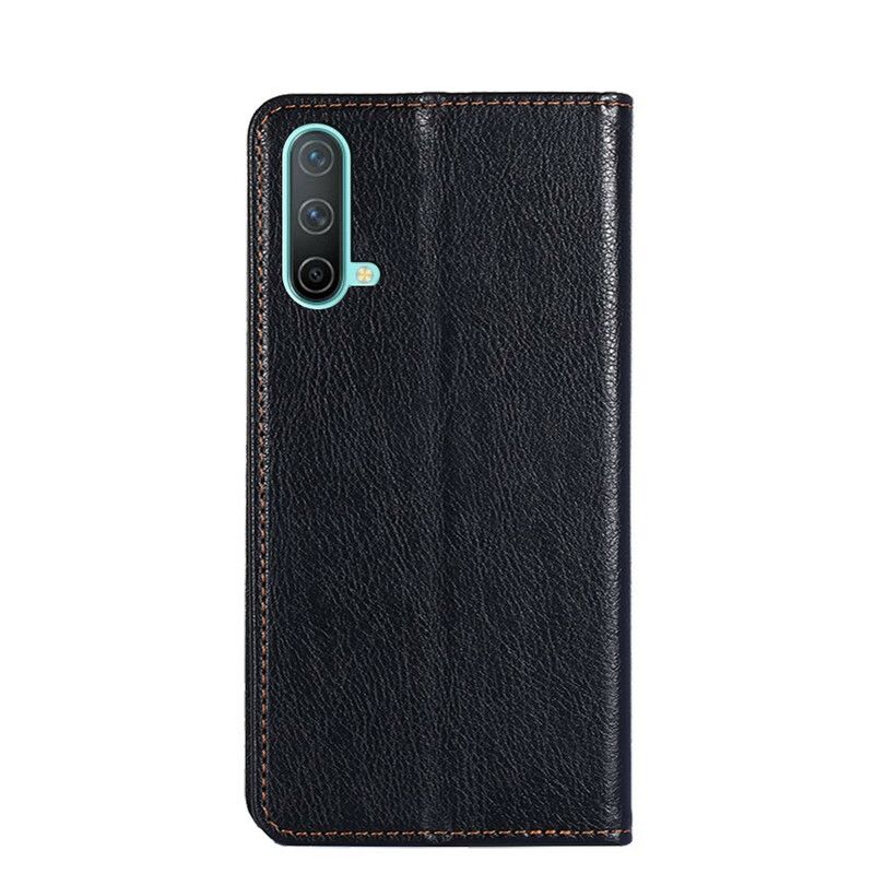 Cover OnePlus Nord CE 5G Flip Cover Ægte Læder