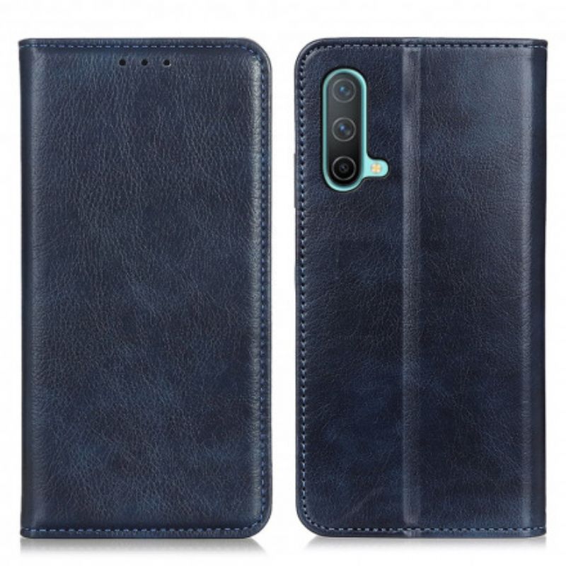 Cover OnePlus Nord CE 5G Flip Cover Elegance Split Litchi Læder