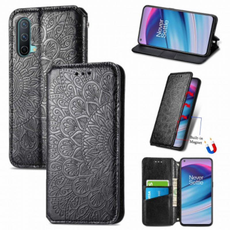 Cover OnePlus Nord CE 5G Flip Cover Mandalas