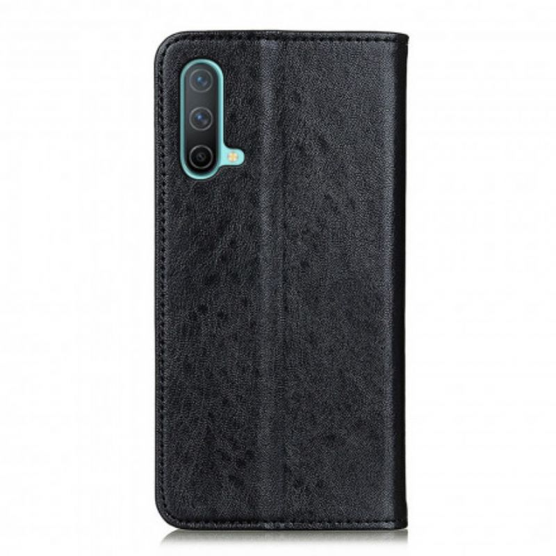 Cover OnePlus Nord CE 5G Flip Cover Tekstureret Læderstil