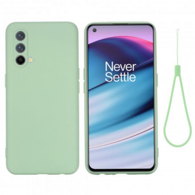 Cover OnePlus Nord CE 5G Flydende Silikone Med Snor