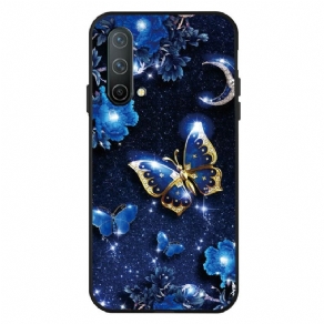 Cover OnePlus Nord CE 5G Gylden Sommerfugl