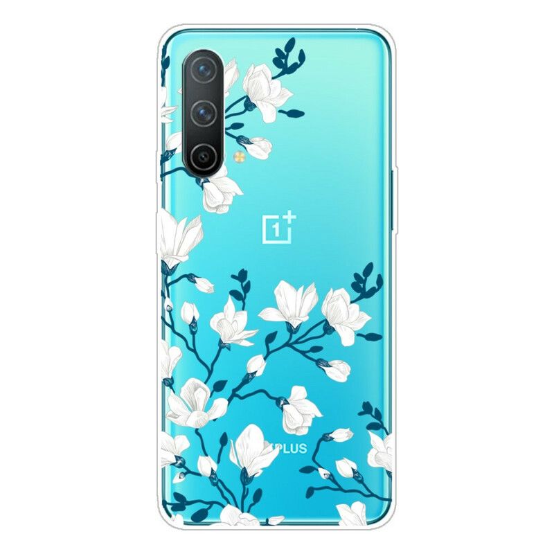 Cover OnePlus Nord CE 5G Hvide Blomster