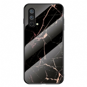 Cover OnePlus Nord CE 5G Marmorfarver Hærdet Glas