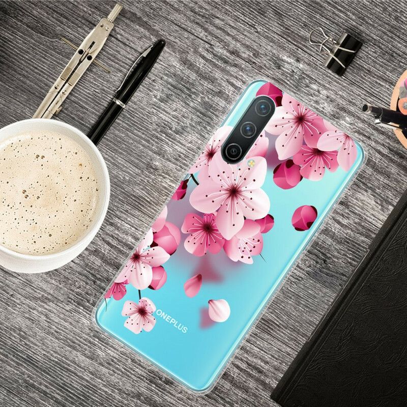 Cover OnePlus Nord CE 5G Små Lyserøde Blomster