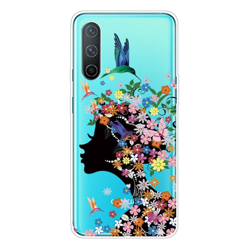 Cover OnePlus Nord CE 5G Transparent Blomsterhår