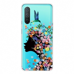 Cover OnePlus Nord CE 5G Transparent Blomsterhår