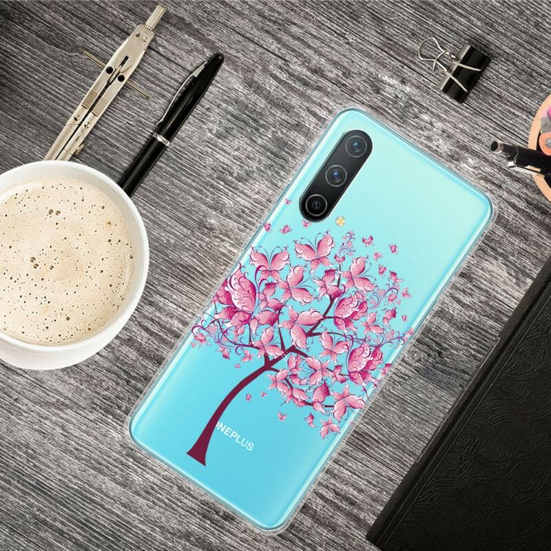 Cover OnePlus Nord CE 5G Transparent Sommerfugletræ