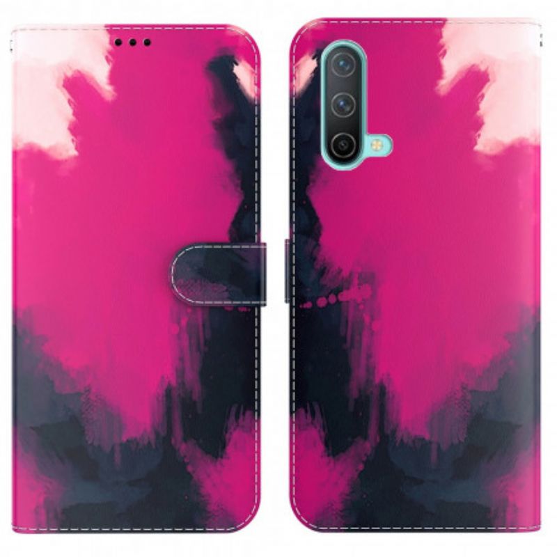 Flip Cover OnePlus Nord CE 5G Akvarel