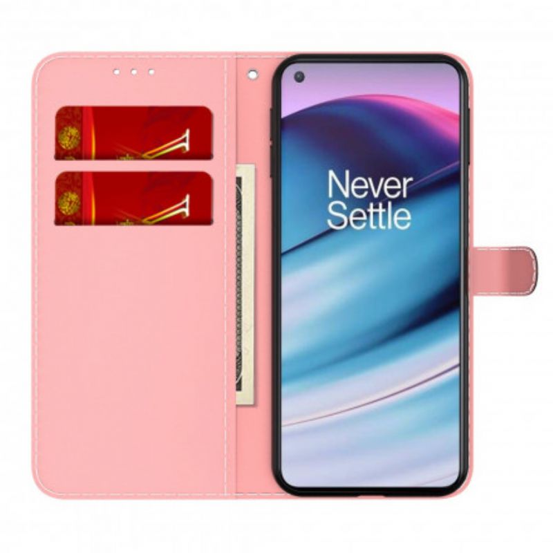 Flip Cover OnePlus Nord CE 5G Akvarel