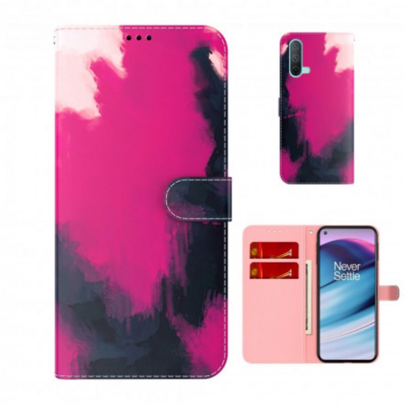 Flip Cover OnePlus Nord CE 5G Akvarel