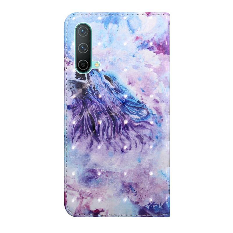 Flip Cover OnePlus Nord CE 5G Akvarelulv