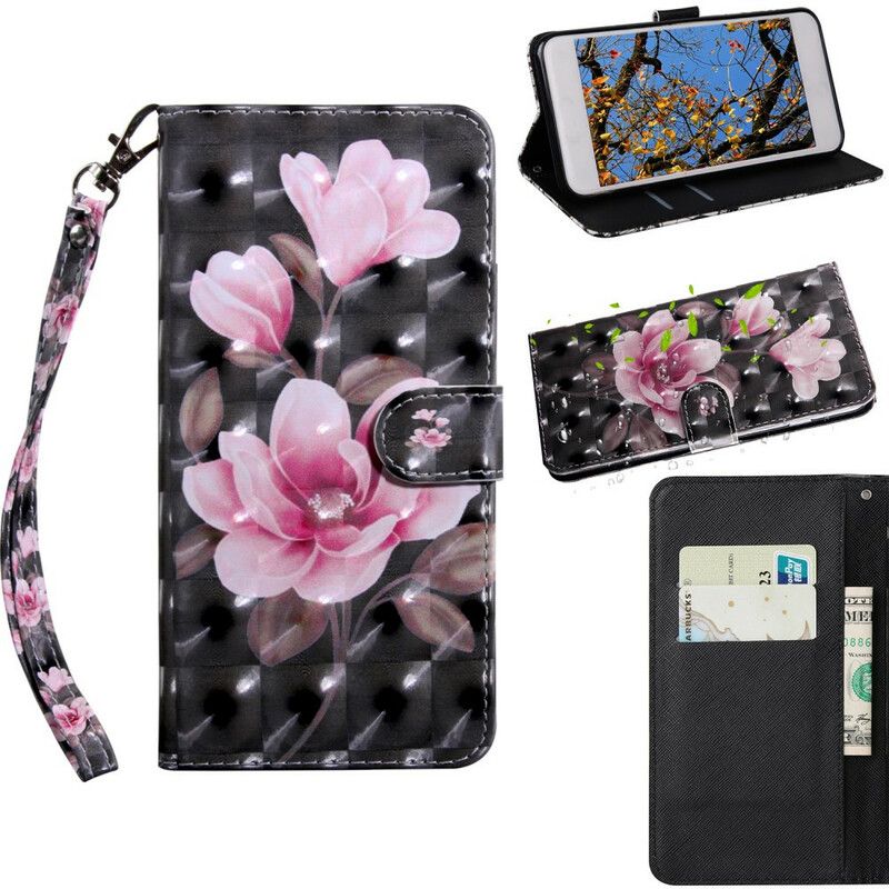 Flip Cover OnePlus Nord CE 5G Blomsterblomster