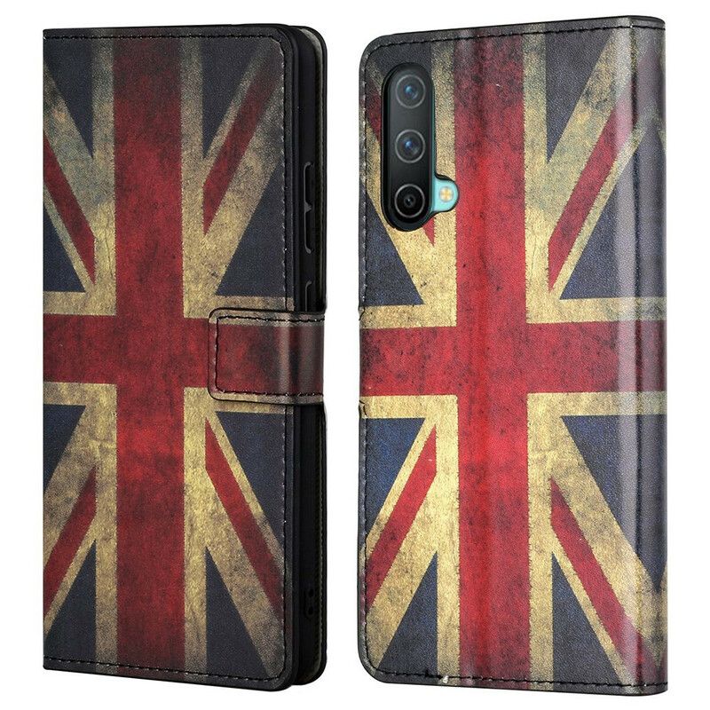 Flip Cover OnePlus Nord CE 5G Englands Flag