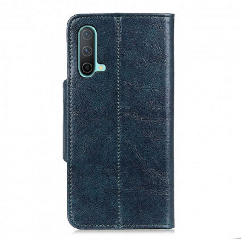 Flip Cover OnePlus Nord CE 5G Faux Læder Knap Vintage