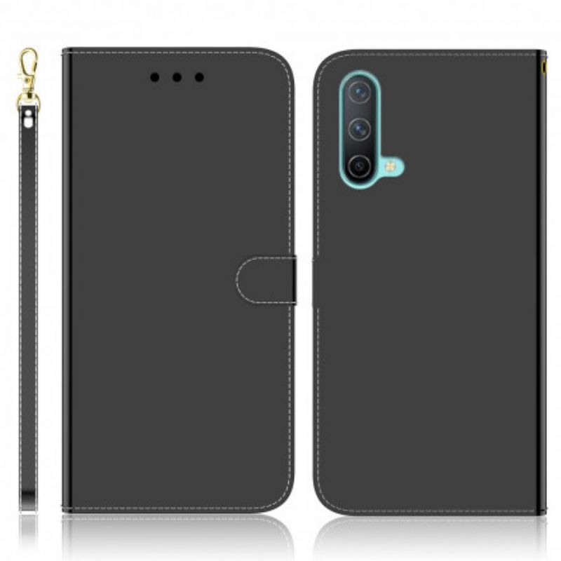 Flip Cover OnePlus Nord CE 5G Faux Læder Spejlcover