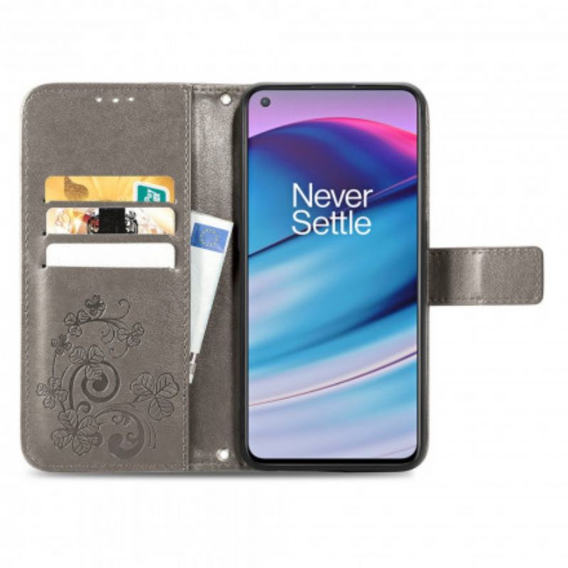 Flip Cover OnePlus Nord CE 5G Firkløver