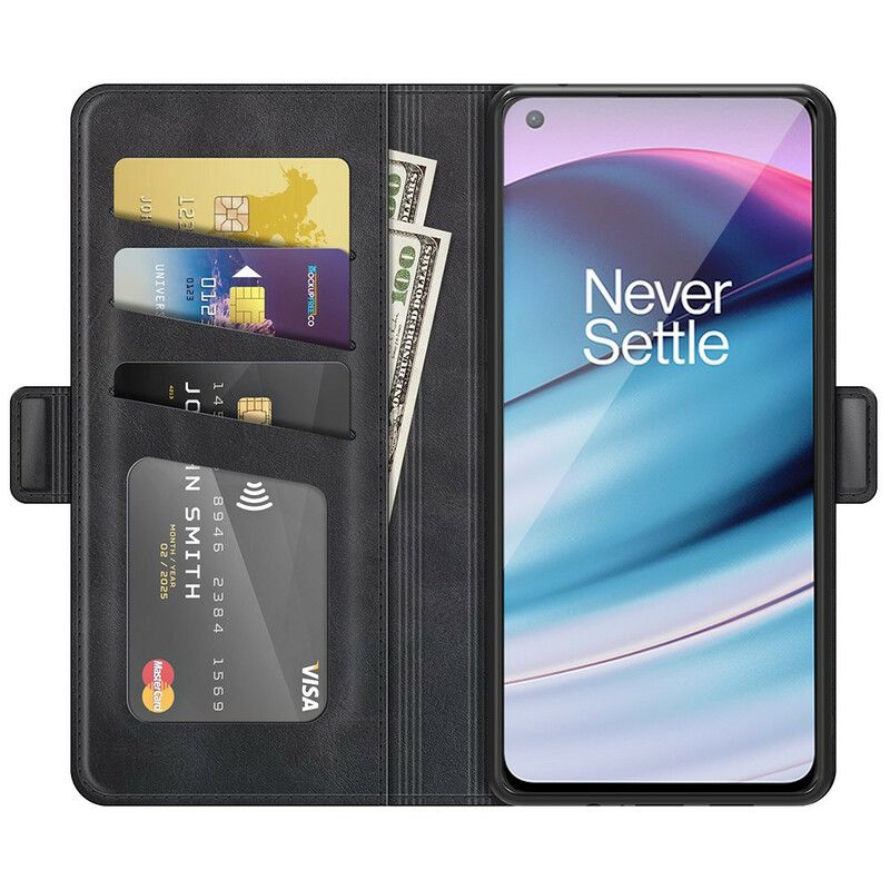 Flip Cover OnePlus Nord CE 5G Læder Cover Klassisk Dobbeltklap