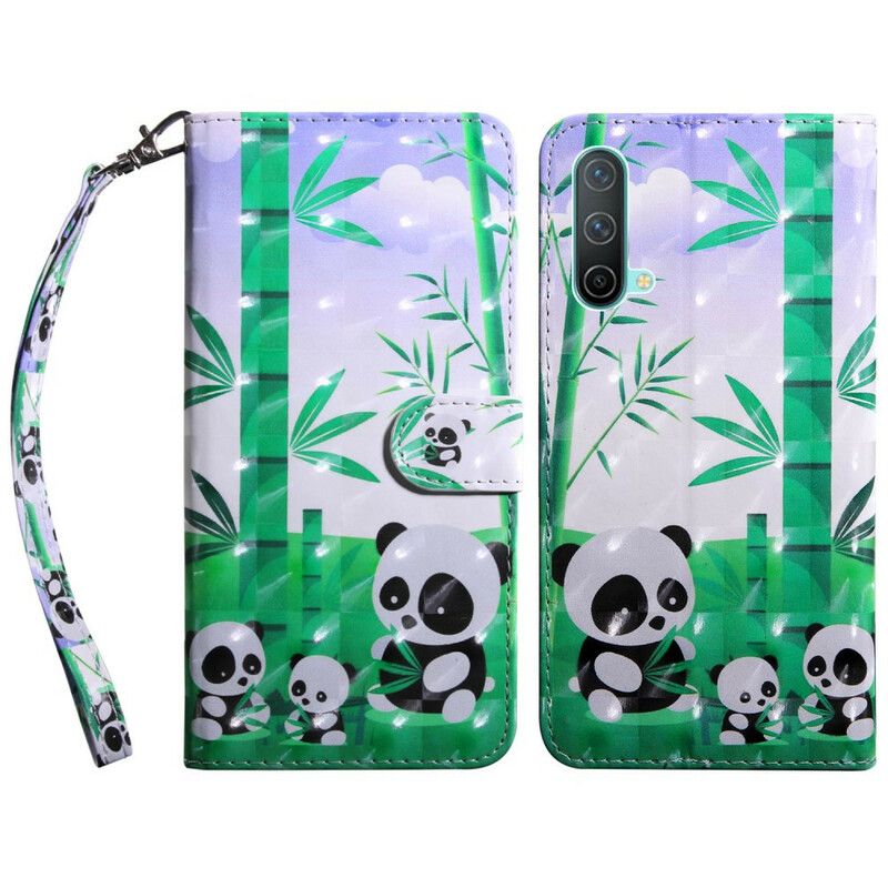 Flip Cover OnePlus Nord CE 5G Pandafamilien