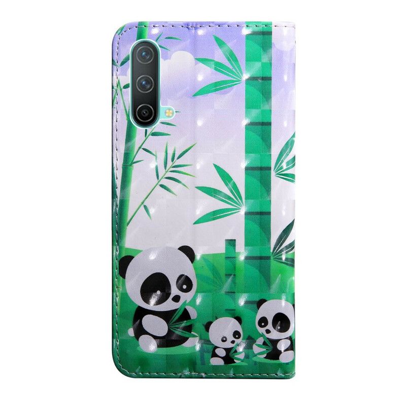 Flip Cover OnePlus Nord CE 5G Pandafamilien