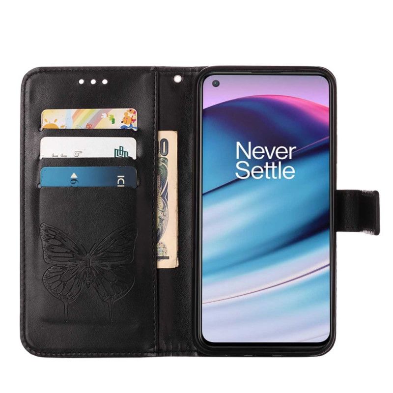 Flip Cover OnePlus Nord CE 5G Sommerfugledesign