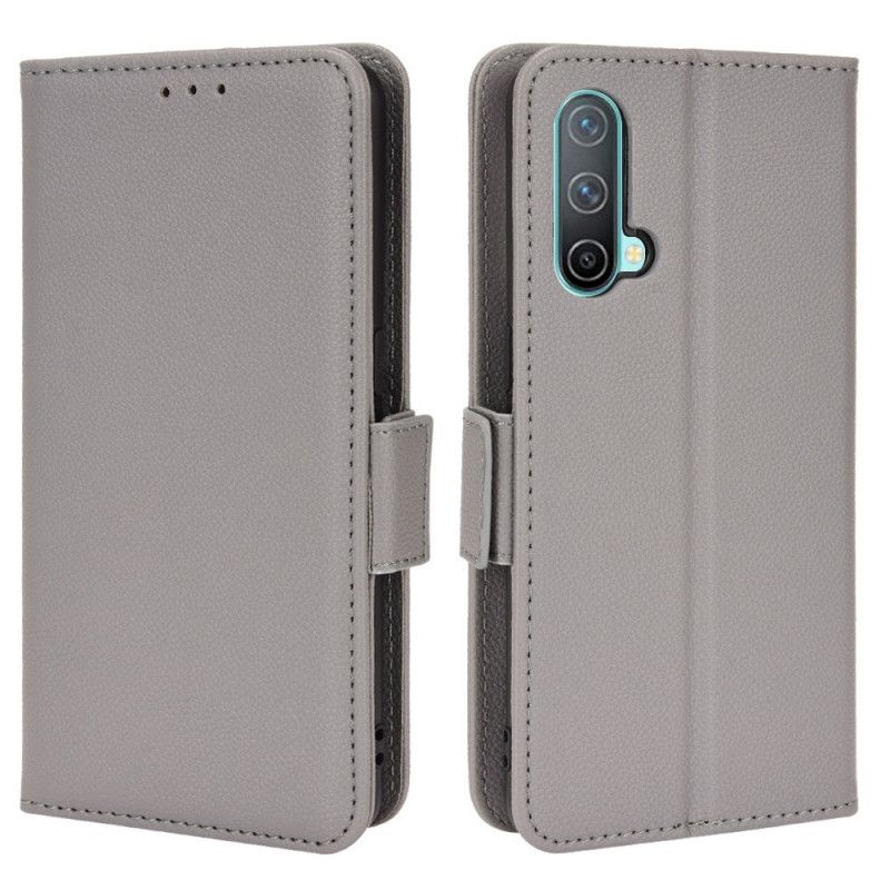 Læder Cover OnePlus Nord CE 5G Flip Cover Dobbelt Nye Farver Flap