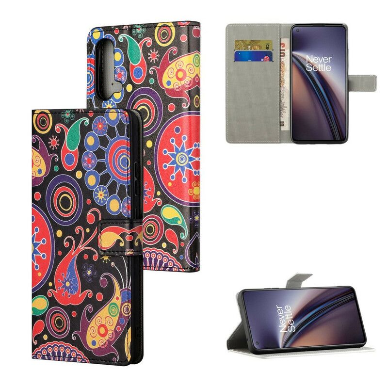 Læder Cover OnePlus Nord CE 5G Galaxy Design