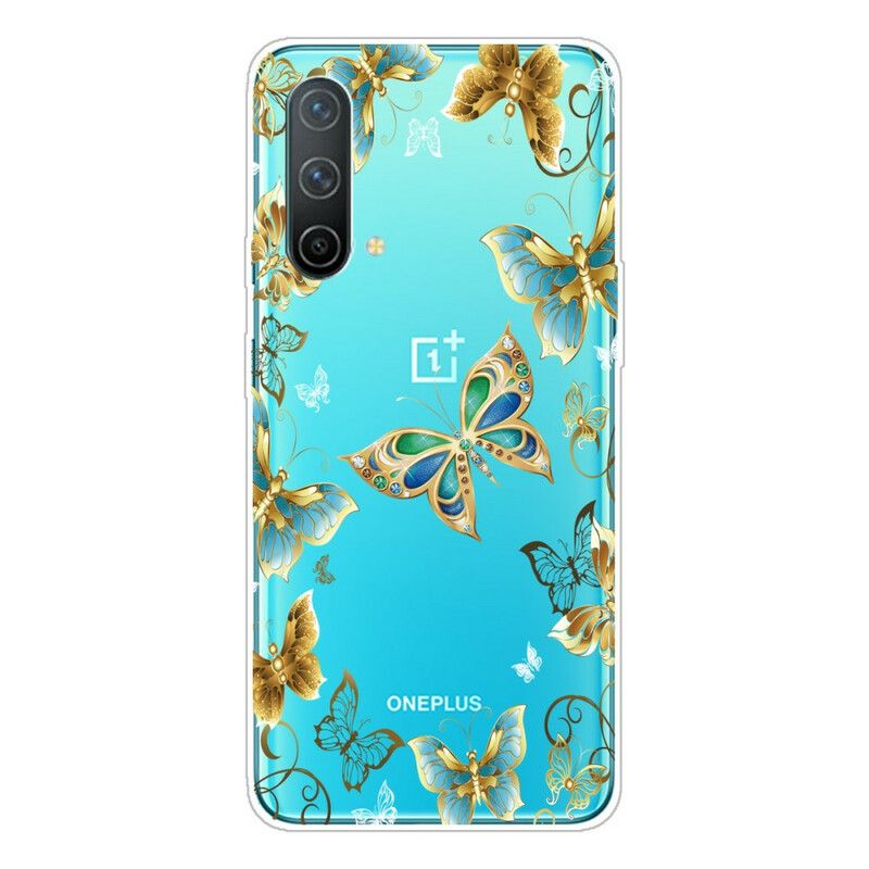 Mobilcover OnePlus Nord CE 5G Sommerfugle Design