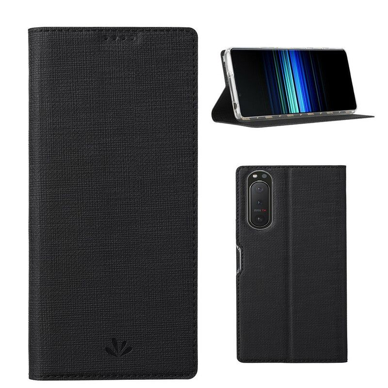 Cover Sony Xperia 5 II Flip Cover Vili Dmx Tekstureret