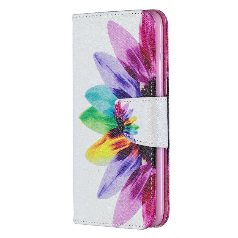 Flip Cover Huawei P Smart Plus 2019 Akvarelblomst