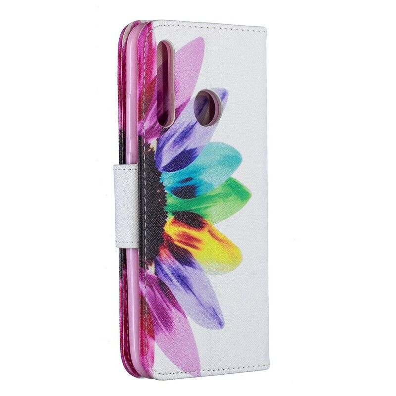 Flip Cover Huawei P Smart Plus 2019 Akvarelblomst