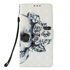 Flip Cover Huawei P Smart Plus 2019 Blomsterskalle