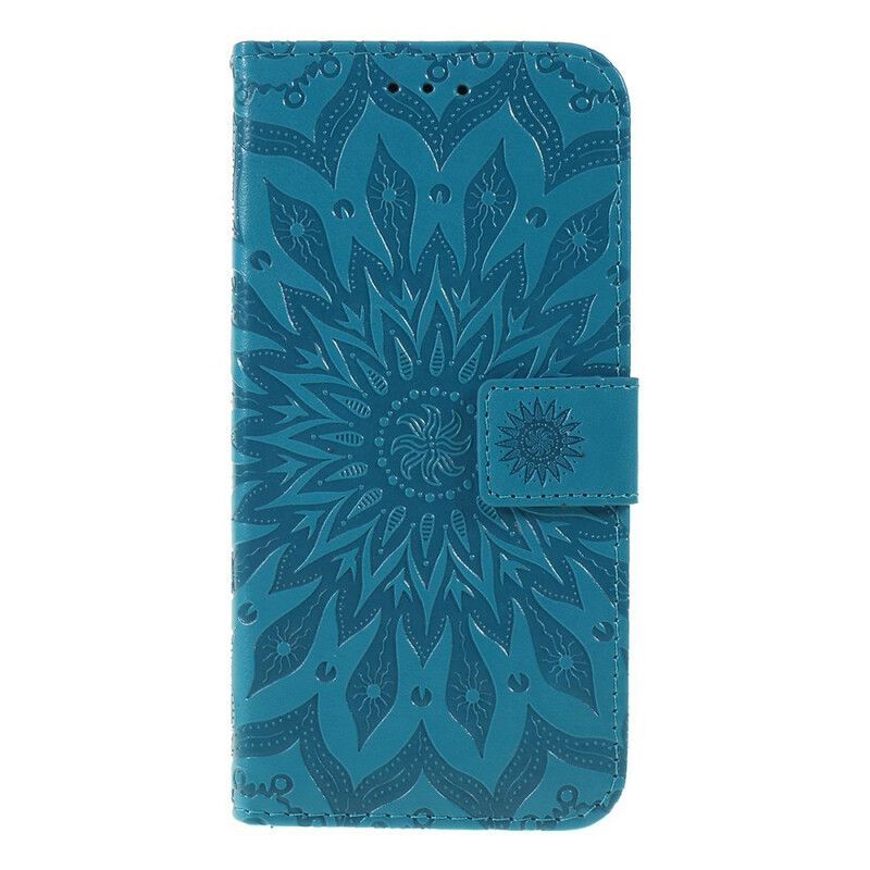 Flip Cover Huawei P Smart Plus 2019 Med Snor Thong Solblomst