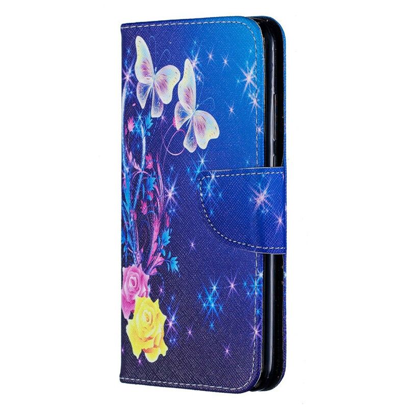 Flip Cover Huawei P Smart Plus 2019 Utrolige Sommerfugle