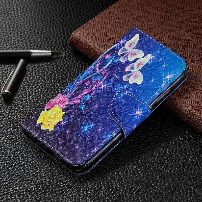 Flip Cover Huawei P Smart Plus 2019 Utrolige Sommerfugle