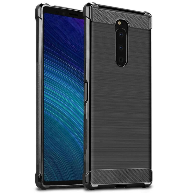 Cover Sony Xperia 1 Imak Vega Series Børstet Kulfiber