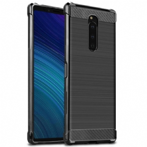 Cover Sony Xperia 1 Imak Vega Series Børstet Kulfiber