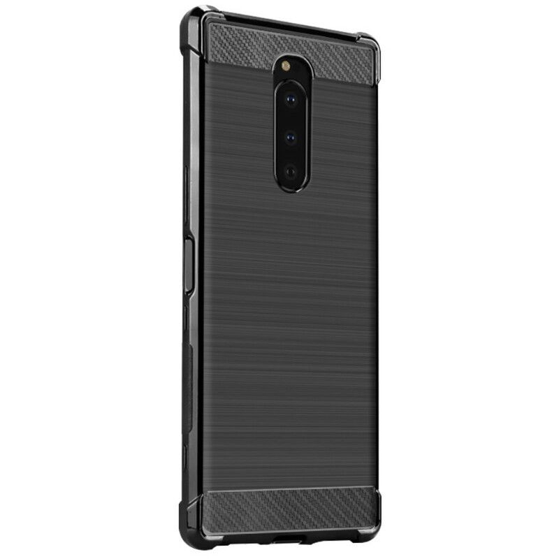 Cover Sony Xperia 1 Imak Vega Series Børstet Kulfiber