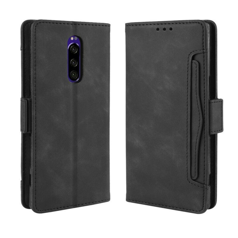 Flip Cover Sony Xperia 1 Førsteklasses Multikort