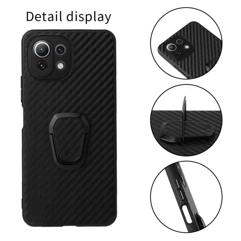 Cover Xiaomi Mi 11 Lite 5G NE / Mi 11 Lite 4G / 5G Crocodile Style Ring-støtte