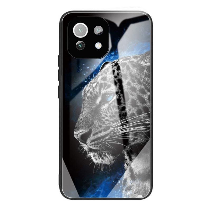 Cover Xiaomi Mi 11 Lite 5G NE / Mi 11 Lite 4G / 5G Feline Face Hærdet Glas