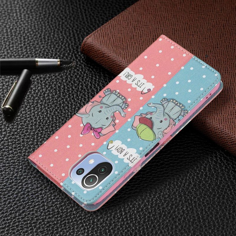 Cover Xiaomi Mi 11 Lite 5G NE / Mi 11 Lite 4G / 5G Flip Cover Elefanter