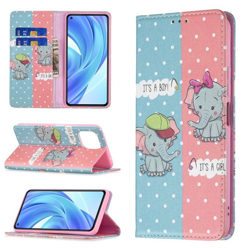 Cover Xiaomi Mi 11 Lite 5G NE / Mi 11 Lite 4G / 5G Flip Cover Elefanter