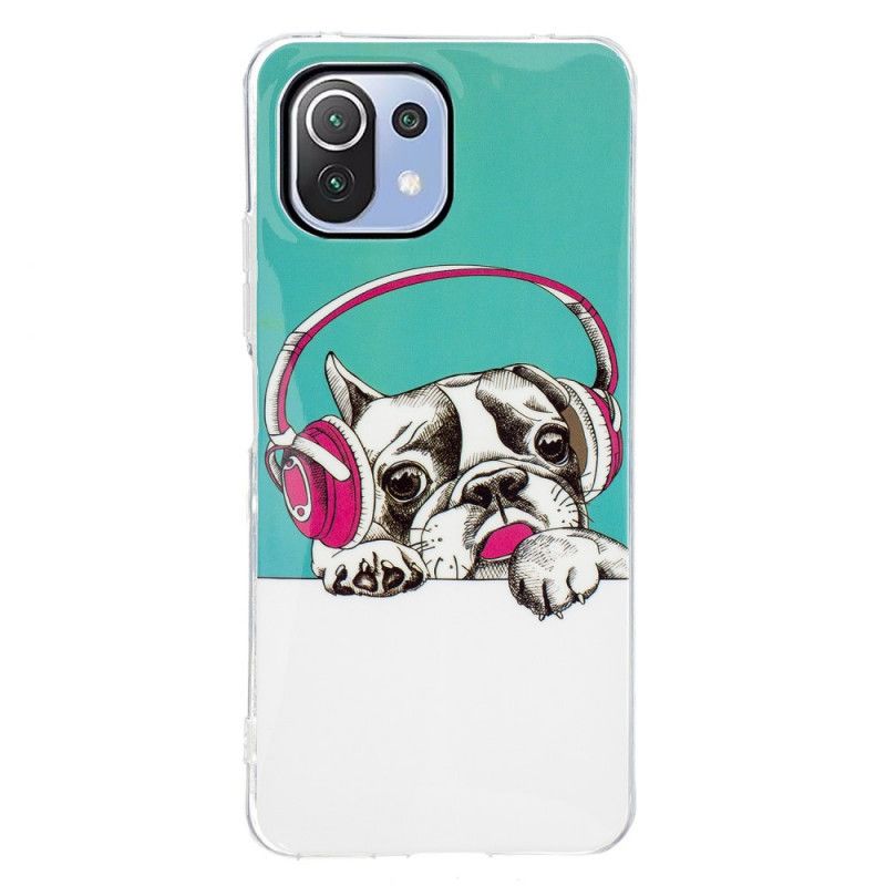 Cover Xiaomi Mi 11 Lite 5G NE / Mi 11 Lite 4G / 5G Fluorescerende Hund