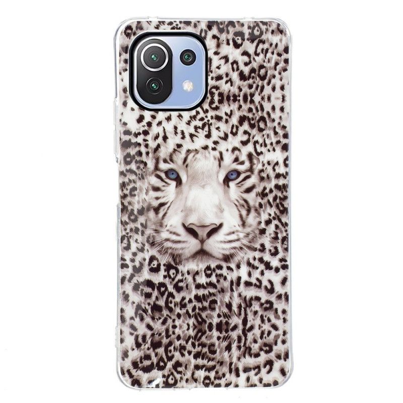 Cover Xiaomi Mi 11 Lite 5G NE / Mi 11 Lite 4G / 5G Fluorescerende Leopard