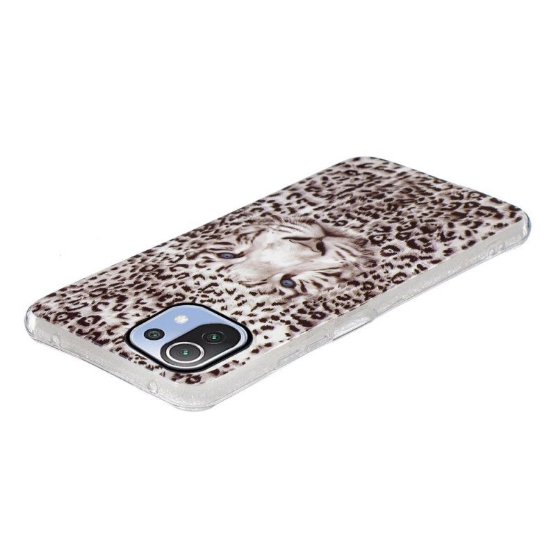 Cover Xiaomi Mi 11 Lite 5G NE / Mi 11 Lite 4G / 5G Fluorescerende Leopard